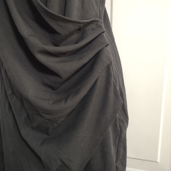 Pink Lily Black Sleeveless Asimetrical Mini Dress. Size XXL. NWOT - Picture 4 of 11